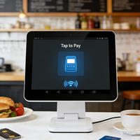 Tablette PC Kiosque de Commande Automatique Android NFC 12 Pouces pour Hôtel Restaurant POS Menu Tap-to-Pay Vente en Gros