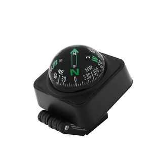Accesorios para coche LC450 Brújula para coche al aire libre Bola de brújula Ángulo ajustable Adorno para coche Regalo Jeeps Brújula - Product Image 5