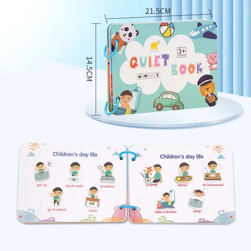 High-Quality Quiet Book Toy For Toddlers Montessori Interactive Toys Busy Book for Kids Develop Learning Skills(Eleven theme)