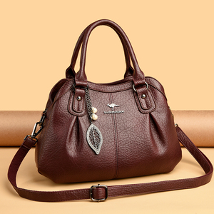 Modische Bedruckte Damen-Tragetaschen Große Kapazität Schultertasche Individualisierte Marken-Handtasche für Mittelalte Luxus-Geldbörse - Product Image 4