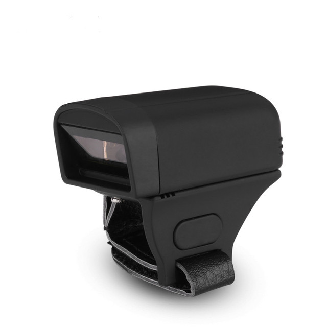 Super Mini Portable 1D 2D QR Barcode Scanner Wireless BT/USB Wearable for Fingers Android/iOS/Windows Compatible SDK Supported