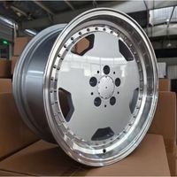 Jantes forgées 3 pièces 5x112 de 17, 18, 19 pouces en alliage à déport profond pour Mercedes Benz Classe E E60 E55 E53 C63 C43 CLA35