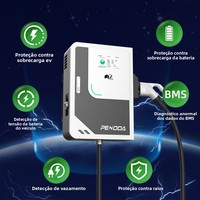 Cargador de Vehículos Eléctricos PENODA DC, Certificado por Aanatel Brasil, 20-40Kw, para Hogar, GBT CCS2, Control por Aplicación OCPP, Comercial
