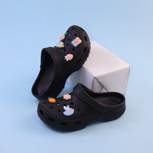 Zuecos para Hombre con Punta Cerrada, Suela de EVA de Grosor Medio, Antiolor, Antideslizantes, Aumentan la Altura, Cómodos para Usar en Verano - Product Image 1