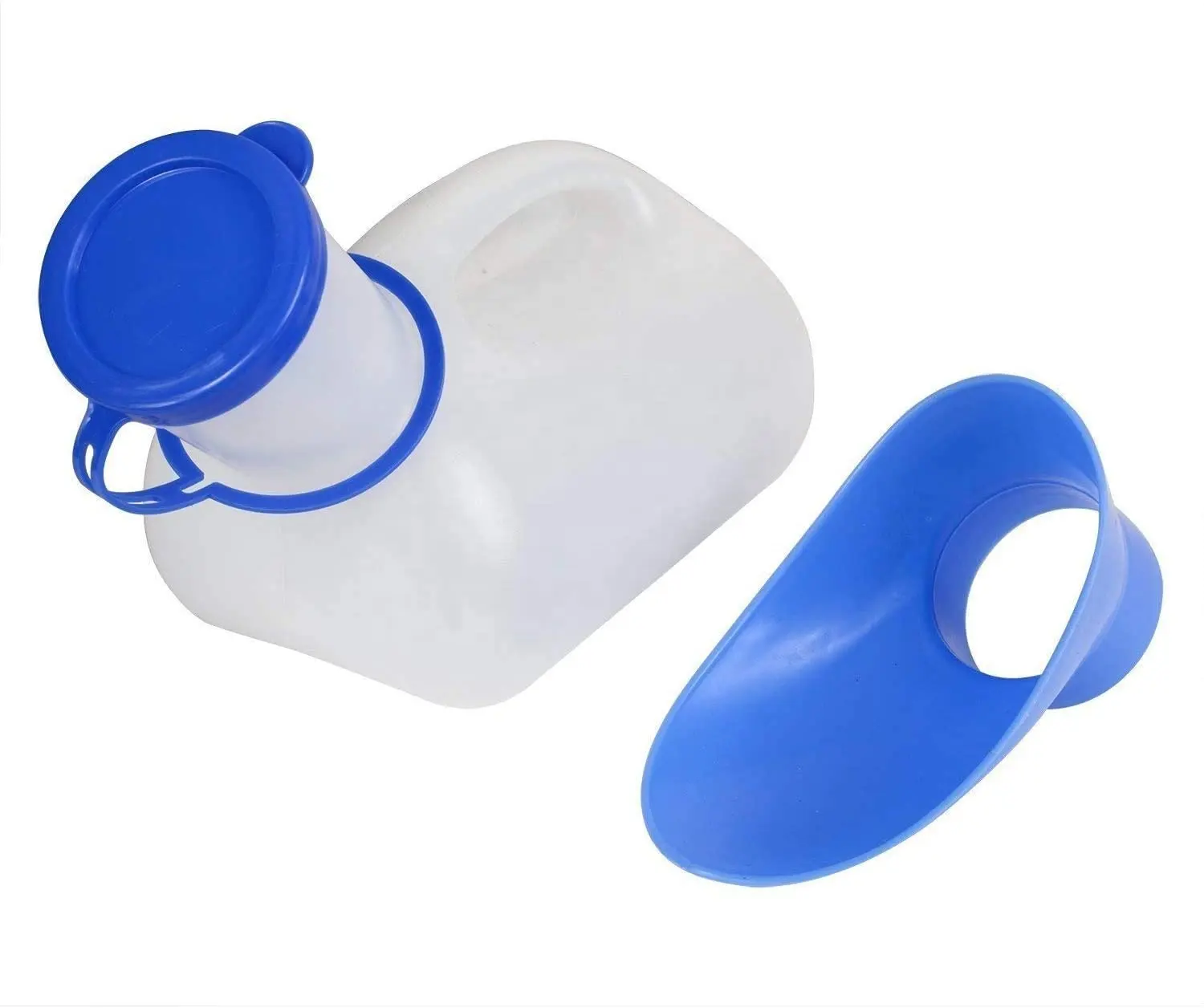 1L 1000ml HDPE Portable Male Urinals Plastic Urinal Bottle with Hanging Lid portable toilet for car