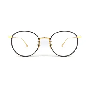 2024 Optical Sunglasses Gold Frame Sunglasses Optical Eyeglasses Titanium Japan 10-15 Days for Optical Sunglasses Frame Sample