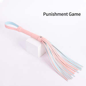 Frusta Macaron Impermeabile per Donna, Giocattoli Sessuali per Adulti, Attrezzatura per Bondage, Strumento con Peli Simulati, Benda per Occhi per Addestramento BDSM e Tortura - Product Image 1