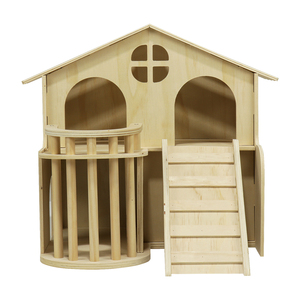 Nhà gỗ hai tầng nhà hamster mê cung - Product Image 3