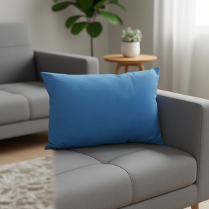 Cuscino in Denim Blu Cielo 40*60 Cojin per Cuscini da Seduta Chic e Elegante - Product Image 2