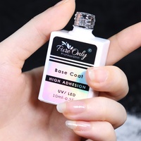 Vernis à ongles Gel, couche de Base, supérieure, pur, aucun nettoyage, aucune lingette, couleur Chrome, Uv, Led