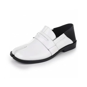 Nuevos Mocasines Tabi de Cuero Genuino y Gamuza para Hombre y Mujer, Zapatos Planos Sin Cordones para Oficina, Invierno y Otoño, con Plantilla de Goma - Product Image 1