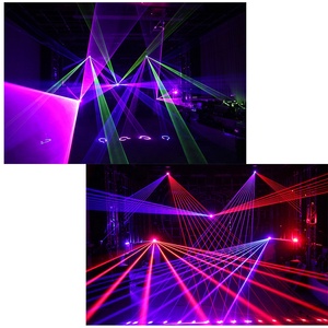 Luz de discoteca RGB a todo color ILDA DMX Control <span class=keywords><strong>DJ</strong></span> Iluminación Verde 10W Luz láser de animación - Product Image 6