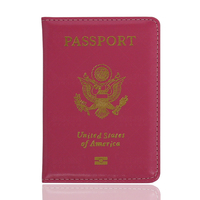 Couverture de passeport, porte-monnaie et documents, Design personnalisé, estampage à chaud, en PVC, mode,