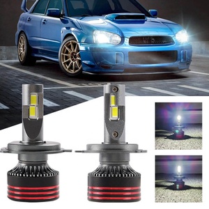 Pièces détachées automobiles QZ14 : Sourcils de phare, double tubes en laiton pour phares, ampoule LED antibrouillard pour voiture - Product Image 6