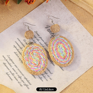 ต่างหูทอแบบวินเทจสำหรับผู้หญิง1024 - Product Image 2