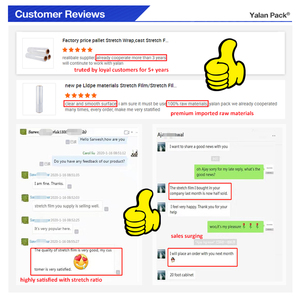 مصنع يالان 20 ميكرون بولي إيثيلين لوح بلاستيك لف لفة كبيرة لفة شفافة 50 من من من من من من المصنع مقبض مطبوع صغير ناعم - Product Image 4