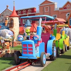 Mini tour de train électrique pour enfants Petit tour de parc d'attractions en alliage durable à vendre - Product Image 4