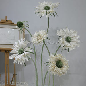 Hecho a mano gigante espuma artificial Margarita amapola <span class=keywords><strong>Iris</strong></span> <span class=keywords><strong>lirio</strong></span> Rosa peonía flores boda flor con soporte escaparate - Product Image 1