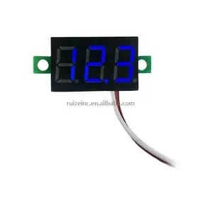 0.28 inch 0.28" DC 3.5-30V Super Mini Digital Blue LED Car Voltmeter Voltage Volt Panel Meter Battery Monitor