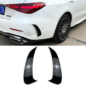 Mercedes-Benz C-Class W206 Rear Bumper Air Blade Carbon Fiber Texture ABS Modification Part 301 - Product Image 5