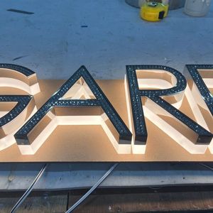 Personalizzazione privata segni LOGO 3D segni esterni personalizzati edifici su misura insegne <span class=keywords><strong>online</strong></span> - Product Image 5