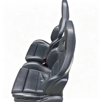 Pièces de voiture d'occasion, siège baquet sport AMG pour Mercedes Benz C63 W205, métal noir, imperméable, avec ventilation, siège de course, paire