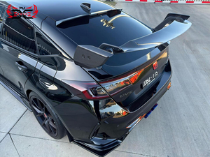 ปีกท้ายรถคาร์บอนไฟเบอร์แห้งทำจาก PU สำหรับ Honda <span class=keywords><strong>Civic</strong></span> <span class=keywords><strong>Typer</strong></span> FL5ปีกท้ายรถสไตล์ AD สปอยเลอร์ปีกกาหลังเป็ด - Product Image 4