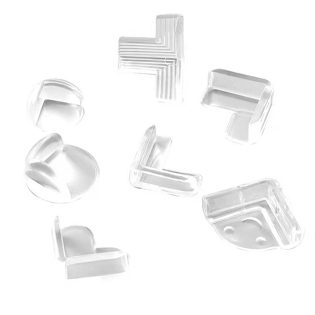Modern Transparent Silicone Anti-Collision Corner with Easy Installation for Children's Safety Furniture Protection Leshengle