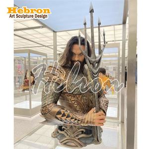 Nuevo Diseño, Busto de <span class=keywords><strong>Aquaman</strong></span> Arthur, Figura Coleccionable de DC, en Stock, Regalo de Cumpleaños, Escultura de Resina de la Liga de la Justicia - Product Image 1