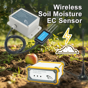 Dispositivo de Agricultura Inteligente de Monitoreo Remoto de Datos de Tamaño Pequeño, Sensor de EC del Suelo Inalámbrico LORA de 433 MHz - Product Image 1