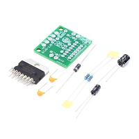 Papan Amplifier Audio ganda TDA7297, Kit Diy papan Amplifier Audio elektronik 15W DC kelas 12v 2.0