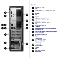Ordinateur de bureau Dell Pro QCS1250, emballage d'origine, Intel Core I3-14100, 8 Go/16 Go de RAM, SSD 256 Go/512 Go, moniteur 23,8/27 pouces