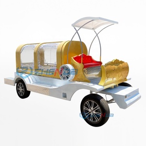 2025 New Style Horse Towable Funeral Hearse New Customised High Quality Funeral Hearse Cart Special Transportation - Product Image 2