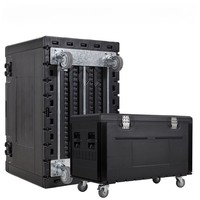 Valise de transport HDPE sur roulettes, personnalisée, antichoc et étanche, pour 5 à 10 écrans LED
