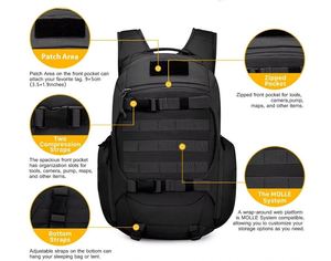 Tactical <b>Backpack</b> Oxford Large Capacity for Hiking Outdoor Travel - Product Image 4