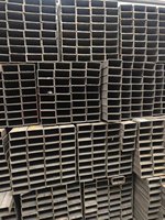 Profilés carrés galvanisés soudés ERW SHS 50x50 60x60 100x100 40x50 pour usage en construction