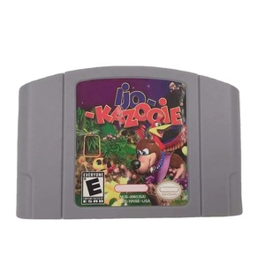Versión NTSC de EE. UU. para <span class=keywords><strong>Banjo</strong></span> <span class=keywords><strong>Kazooie</strong></span> para N64, Tarjeta de Juego, Cartuchos de Videojuegos Retro, Versión de EE. UU. - Product Image 1