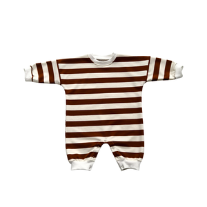 Mameluco <span class=keywords><strong>de</strong></span> Bebé 100% Algodón, Mono <span class=keywords><strong>de</strong></span> Manga Larga a Rayas, Traje <span class=keywords><strong>de</strong></span> Una Pieza Suave y Transpirable, Body para Recién Nacido Unisex - Product Image 6