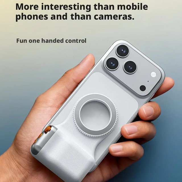 2026 Cheap Price Magnetic Phone Camera Hand Grip Smart Holder with Remote Control for Iphone & Android Shooting Aid Accessory