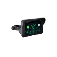 Carplay Sepeda Motor 5 Inci, Navigator Berkendara Portabel, Interkoneksi Ponsel Carplay/Android Auto, Pelepasan Cepat