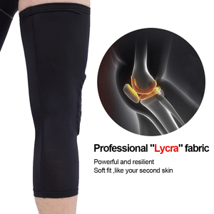 1 paire de genouillères antidérapantes en polyester, motif nid d'abeille, résistantes aux chocs, pour <span class=keywords><strong>VTT</strong></span>, cyclisme, chauffe-jambes, soutien des genoux, quatre saisons, pour femmes et hommes - Product Image 4