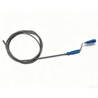 Desatascador Manual de Tuberías - Herramienta de Desobstrucción de Alta Resistencia para Fregaderos de Cocina, Inodoros y Tuberías de Baño