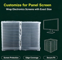 Sac de protection léger à colonnes d'air transparentes, coussin gonflable antichoc pour moniteur d'ordinateur, expédition transfrontalière