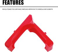 Coussinets isolants en caoutchouc pour radiateur, supports de radiateur Prothane 7-1711 pour Chevrolet C10 Caprice C20 K10 K30 C30 GMC K1500 de 1973 à 1987