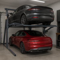 Lève-voiture hydraulique inclinable pour gain de place, idéal pour les garages domestiques étroits