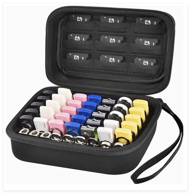 EVA Flash Drive Case Portable USB Thumb Drive SD TF Memory Card Organizer Box Electronic Accessories Storage Pouch Shock Proof