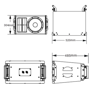 Haut-parleur Line Array Professionnel KA110 <span class=keywords><strong>10</strong></span> pouces - Haut-parleur passif à néodyme à haut <span class=keywords><strong>SPL</strong></span> pour scène et installation - Product Image 5