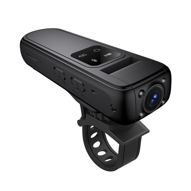 4K HD Camera Video Recorder -Body Camera with 170 Rotating Lens Night Vision Body Worn Camcorder with Flashlight Mode