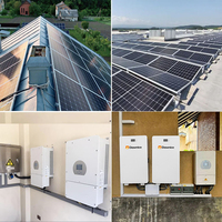 Système d'énergie solaire hybride hors réseau Dawnice complet de 5 kW avec un ensemble tout-en-un