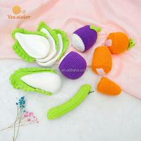 Schil Banaan Snijden Groenten Fruit Pretend Play Voorschoolse Diy Haak Keuken Speelgoed Set Kits